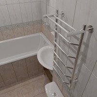 Полотенцесушитель электрический Тругор Пэк 6 П 80х40 с выключателем
