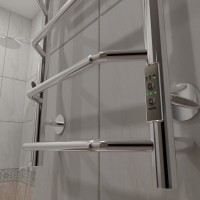 Полотенцесушитель электрический Тругор Пэк 6 П 80х40 с выключателем