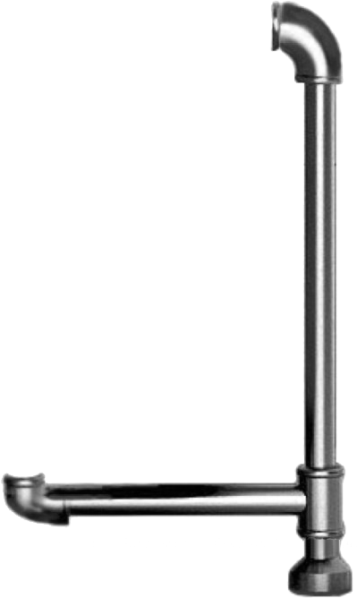 Слив-перелив для ванны BelBagno BBBAFS-OVF-CRM 52 мм, хром, без гидрозатвора