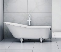 Слив-перелив для ванны BelBagno BBBAFS-OVF-CRM 52 мм, хром, без гидрозатвора