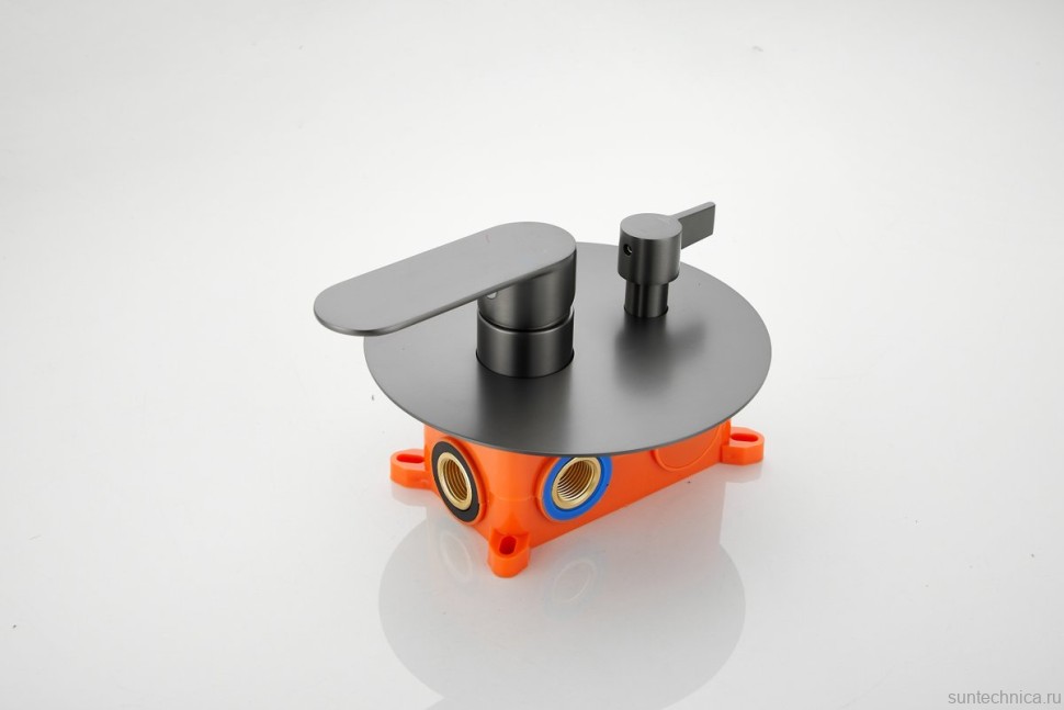 Душевой комплект BELZ B713 B80713-3 С ВНУТРЕННЕЙ ЧАСТЬЮ, оружейная сталь