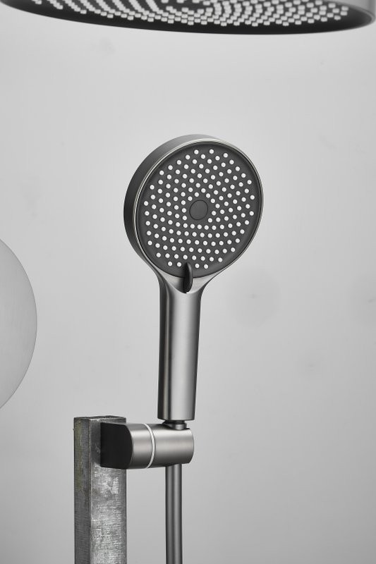 Душевой комплект BELZ B713 B80713-3 С ВНУТРЕННЕЙ ЧАСТЬЮ, оружейная сталь