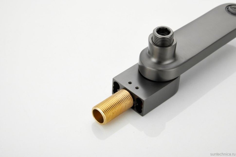 Душевой комплект BELZ B713 B80713-3 С ВНУТРЕННЕЙ ЧАСТЬЮ, оружейная сталь