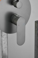 Душевой комплект BELZ B713 B80713-3 С ВНУТРЕННЕЙ ЧАСТЬЮ, оружейная сталь