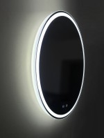 Зеркало круглое BelBagno SPC-RNG-800-LED-TCH-SND с голосовым управлением и подогревом