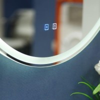 Зеркало круглое BelBagno SPC-RNG-800-LED-TCH-SND с голосовым управлением и подогревом