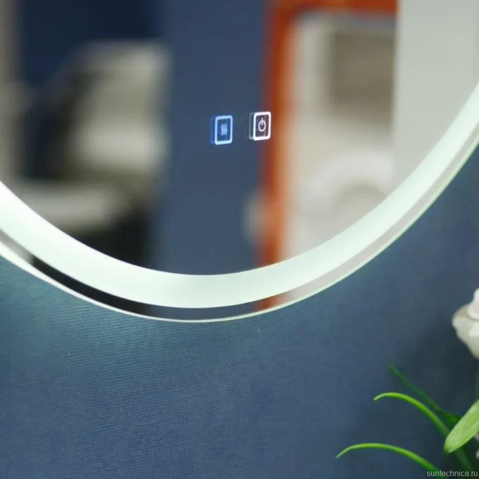 Зеркало круглое BelBagno SPC-RNG-800-LED-TCH-SND с голосовым управлением и подогревом