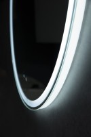 Зеркало круглое BelBagno SPC-RNG-800-LED-TCH-SND с голосовым управлением и подогревом
