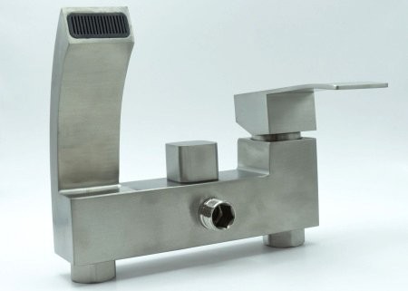 Смеситель для ванны с душем Fmark FS8624 сатин