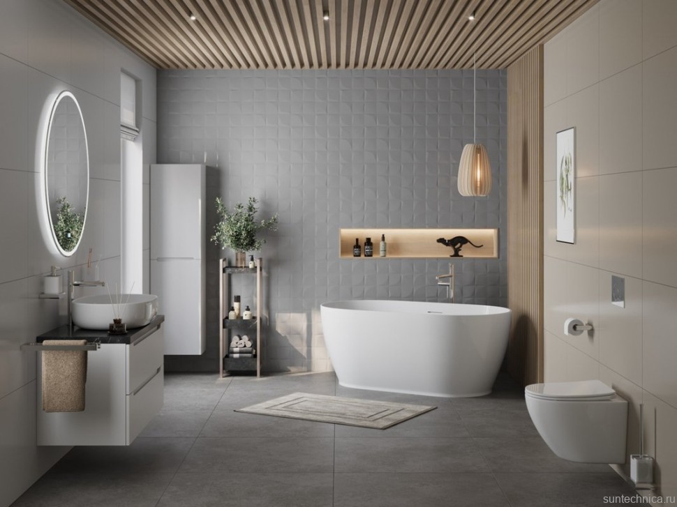 Акриловая ванна BelBagno BB413 170x80 см, отдельностоящая, белая, овальная, со сливом-переливом, с донным клапаном