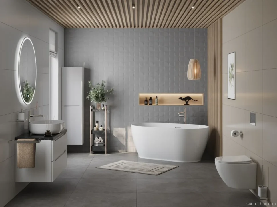 Акриловая ванна BelBagno BB413 170x80 см, отдельностоящая, белая, овальная, со сливом-переливом, с донным клапаном