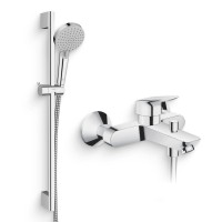 Душевой комплект Смеситель Hansgrohe Logis 71400000 + Гарнитур Vernis Blend 26275000 хром