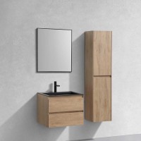 Мебель для ванной комнаты Vincea Luka 60 2 ящика, натуральный дуб