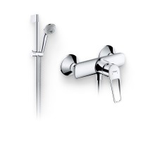 Душевой комплект Смеситель для душа Hansgrohe Novus Loop 71360000 + Гарнитур Crometta 85 Multi 27766000 Unica Crometta