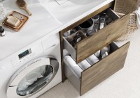 Тумба с раковиной AQUATON Лондри 60 R, дуб рустикальный