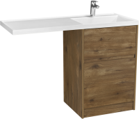 Тумба с раковиной AQUATON Лондри 60 R, дуб рустикальный
