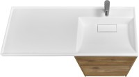 Тумба с раковиной AQUATON Лондри 60 R, дуб рустикальный
