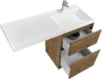 Тумба с раковиной AQUATON Лондри 60 R, дуб рустикальный