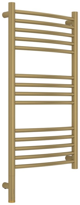 Полотенцесушитель электрический Сунержа Богема 3.1 32-6002-8040 90x45 см, подключение слева, золотой шелк, лесенка