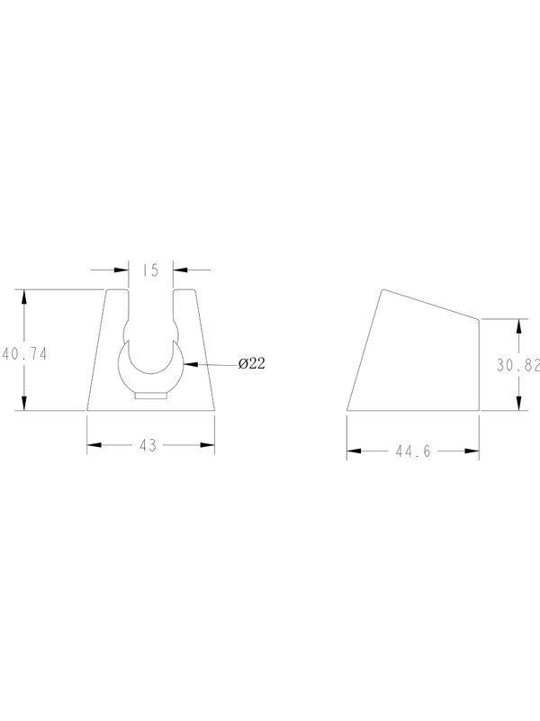 Настенный держатель Haiba HB93 хром