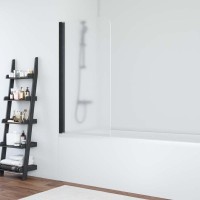 Шторка на ванну Vegas Glass EV 76 02М 10 L профиль черный, стекло сатин