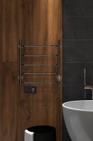 Полотенцесушитель электрический Indigo Roof Lux LCRLE60-50Rt серебристый