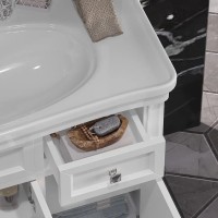 Тумба с раковиной Opadiris Кантара 105 белая