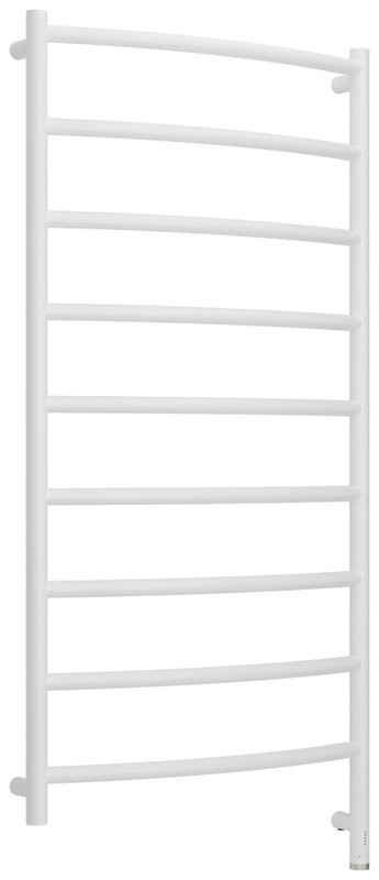 Полотенцесушитель электрический Сунержа Галант 3.1 30-6001-1260 130x65 см, подключение справа, матовый белый, лесенка