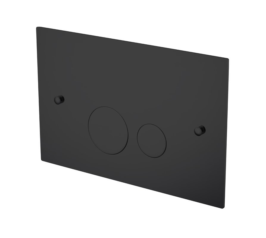 Кнопка смыва для унитаза Boheme 648-B латунь, цвет black