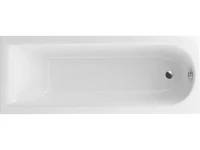 Акриловая ванна Excellent Aurum Slim WAEX.AUR15WHS 150x70 см, встраиваемая, белая, с каркасом