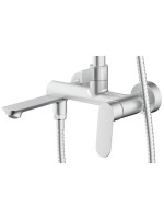 Душевая стойка AZARIO Alanti AZ-K2332-1BN сатин