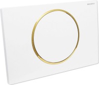 Кнопка смыва Geberit Sigma 10 115.758.KK.5 белая, золото