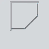 Душевой уголок Radaway Nes PTD 90x90 Душевой уголок Radaway Nes PTD 90x90