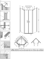 Душевой уголок Radaway Nes PTD 90x90