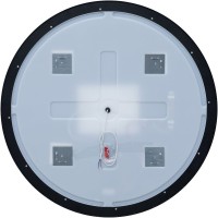 Зеркало круглое Aquanet Тренд D 100 с подсветкой, черное