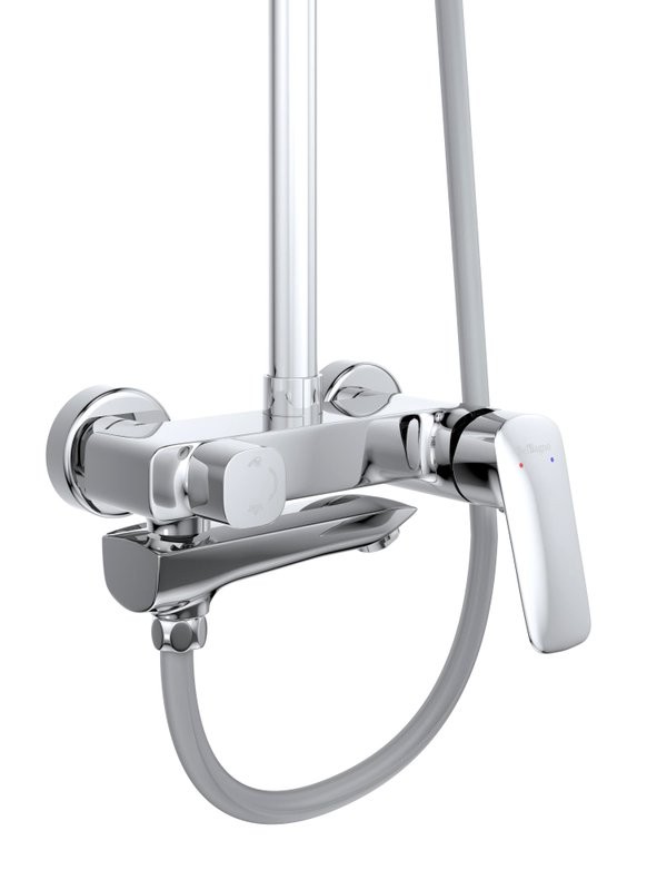 Душевая стойка BelBagno Due DUE-VSCM-CRM хром