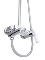 Душевая стойка BelBagno Due DUE-VSCM-CRM хром