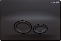 Кнопка смыва Creavit Drop GP2002.01 черный матовый