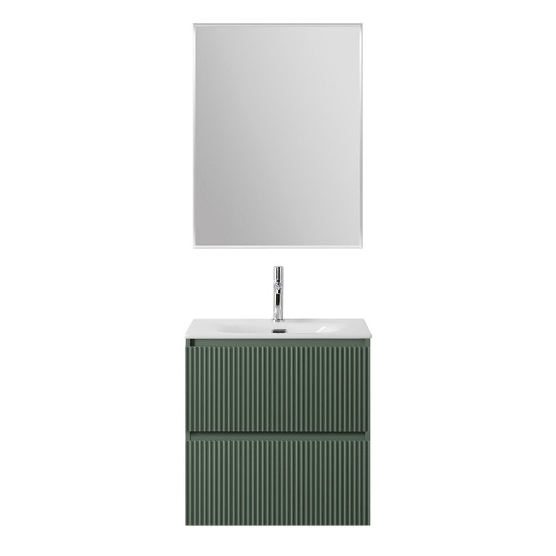 Мебель для ванной комнаты BelBagno Uno 70 подвесная, 2 ящика, матовая еловая