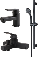 Комплект для ванной Orange One Life P02-511b черный