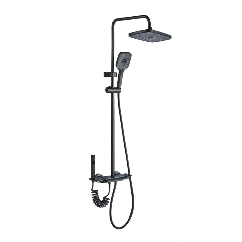 Душевая стойка Ceruttispa 11406 графит