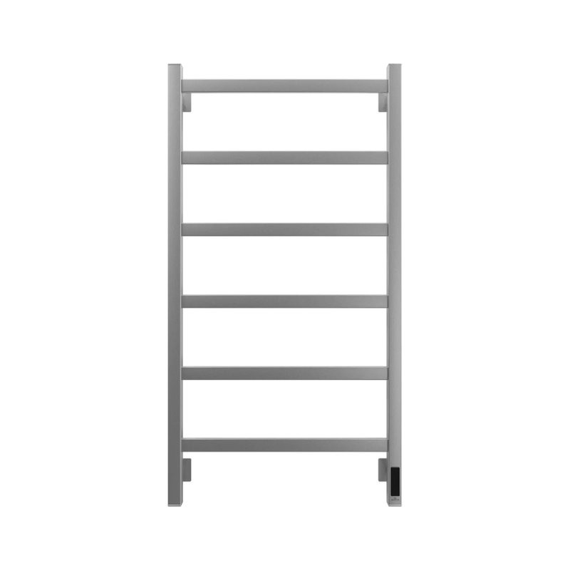 Полотенцесушитель электрический Grota Soffi K 530х1000 NM EL 100x55 см, подключение справа, слева, скрытое подключение справа, матовый хром, лесенка