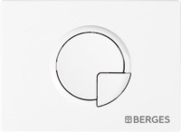 Кнопка смыва Berges Novum R4 белый, матовый
