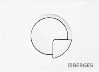 Кнопка смыва Berges Novum R4 белый, матовый Кнопка смыва Berges Novum R4 белый, матовый