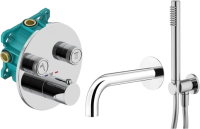 Душевой комплект Plumberia Selection PSBOX KITPSB02CR60 С ВНУТРЕННЕЙ ЧАСТЬЮ, хром