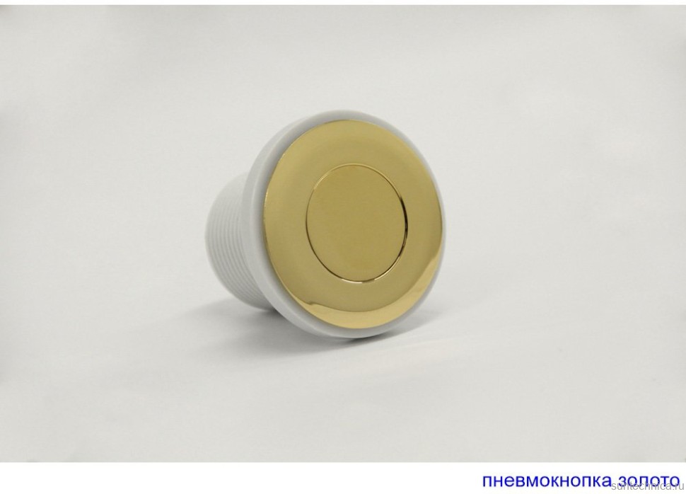Акриловая ванна Excellent Sekwana Smart Nano 170x75 см, встраиваемая, с гидромассажем, белая, с каркасом, со сливом-переливом, фурнитура золото