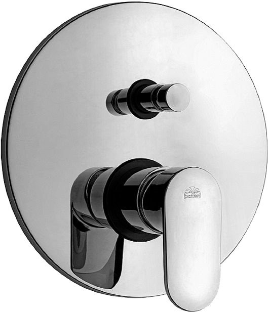 Встраиваемый смеситель для душа и ванны Paffoni Candy CA015CR С ВНУТРЕННЕЙ ЧАСТЬЮ