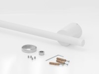 Полотенцесушитель электрический Сунержа Идиллия Plus 500 5x60 см, скрытое подключение, матовый белый, I-образный