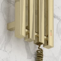 Полотенцесушитель электрический Сунержа Сатерленд 4.0 020-0853-1215 120x20 см, подключение справа, скрытое подключение справа, шампань, I-образный