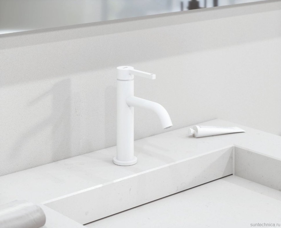 Смеситель для раковины Kludi Nova Fonte Pura 200265315 белый матовый